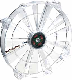 220*220*30mm DC LED Fan